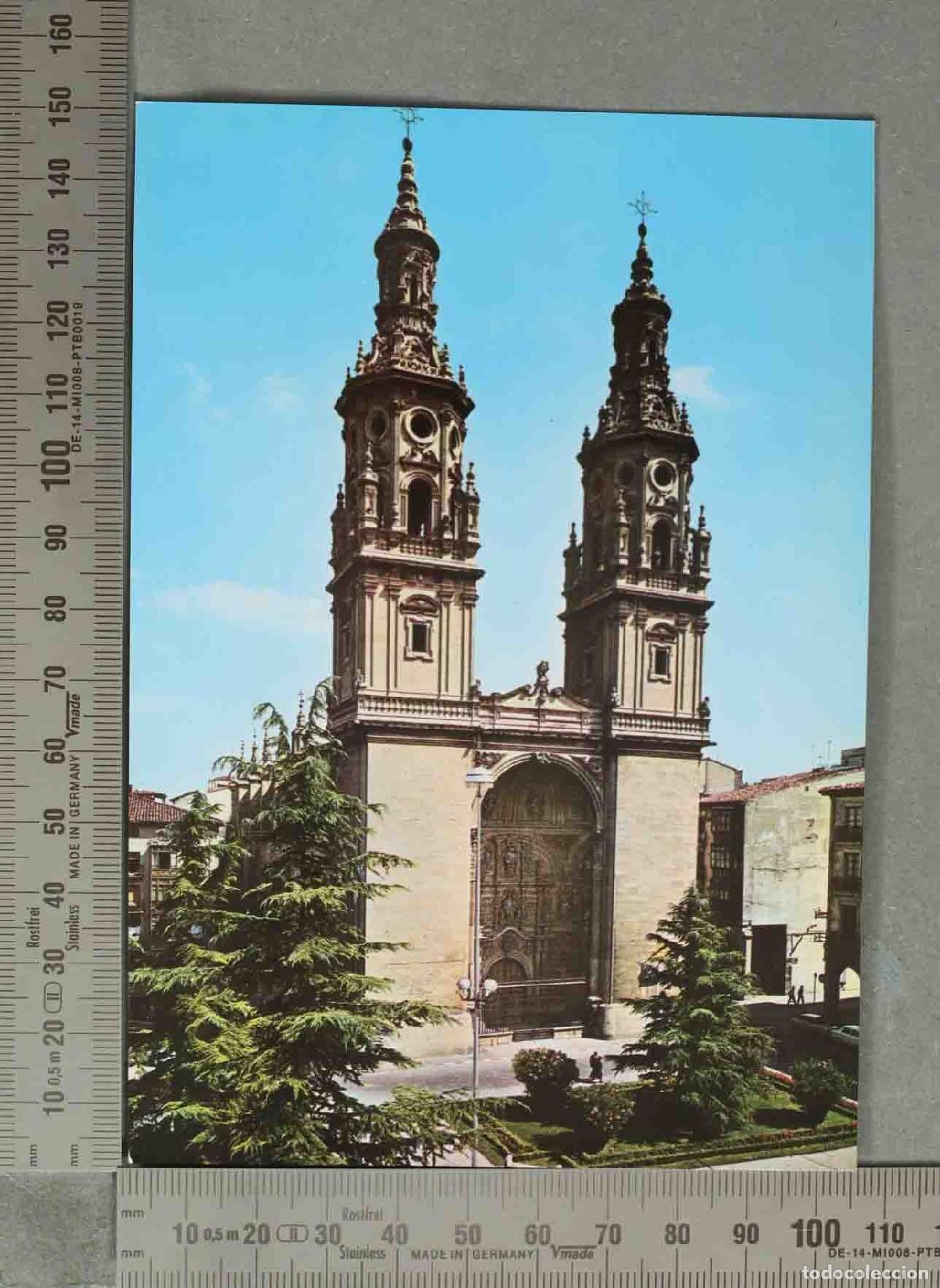 Postcards: POSTAL. Logro&ntilde;o - Concatedral de Santa Mar&iacute;a de la Redonda