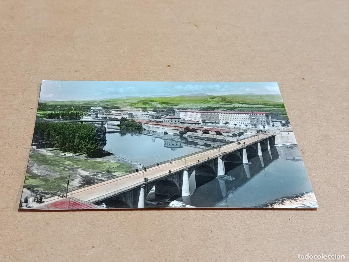 Postales: LA RIOJA - POSTAL LOGRO&Ntilde;O - PUENTES SOBRE EL EBRO