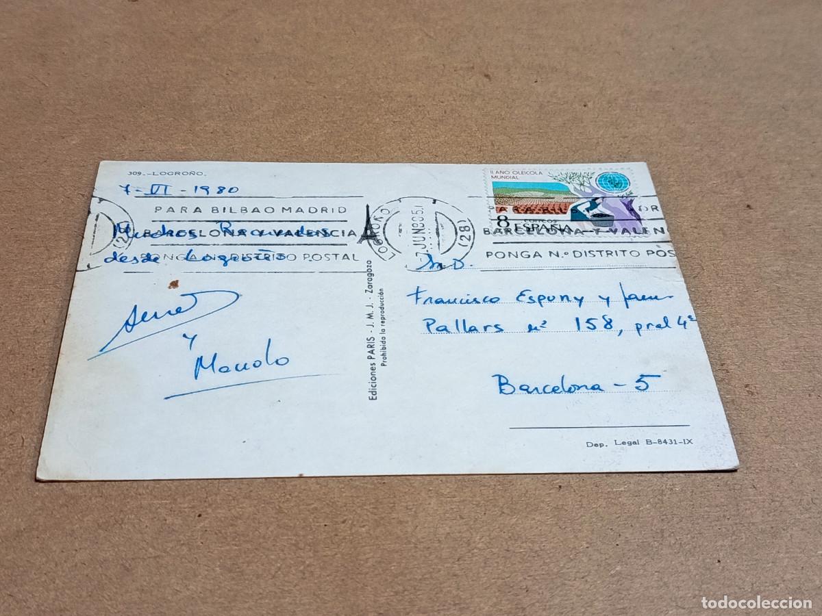 Postales: LA RIOJA - POSTAL LOGRO&Ntilde;O - Foto 2