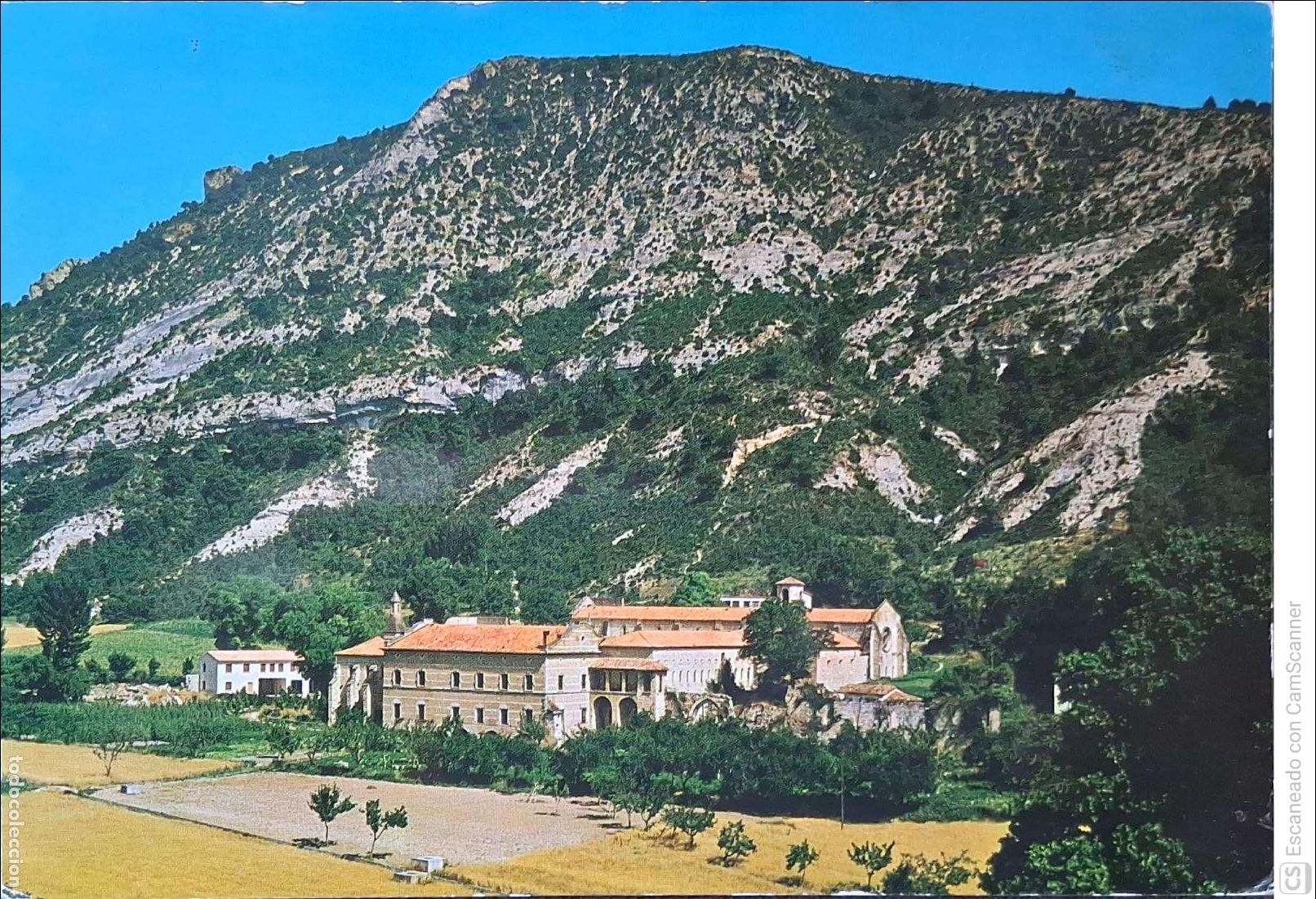 Postales: Monasterio de Iranzu (Navarra). 4 Vista general. Dom&iacute;nguez. Usada. Color.