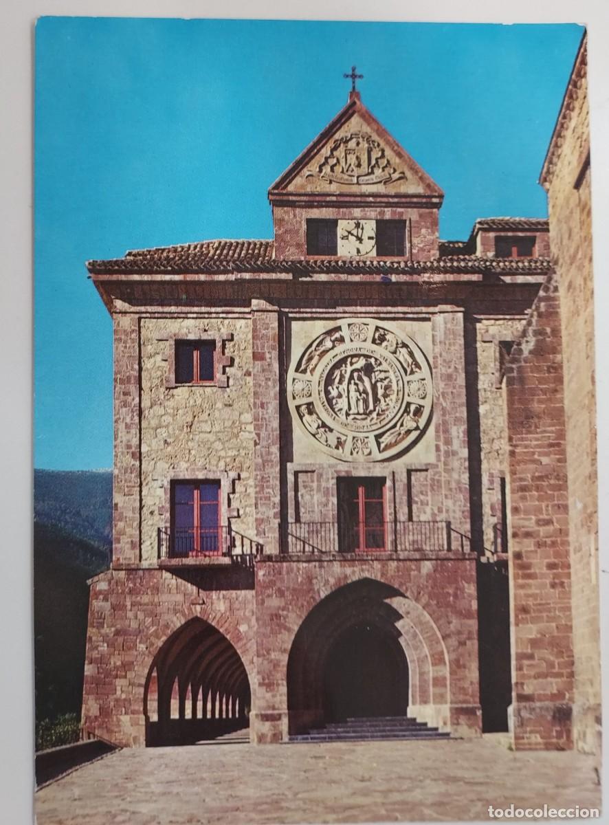 Postales: POSTAL VALVANERA FACHADA PRINCIPAL DEL MONASTERIO. SIN CIRCULAR. 1973. RIOJA