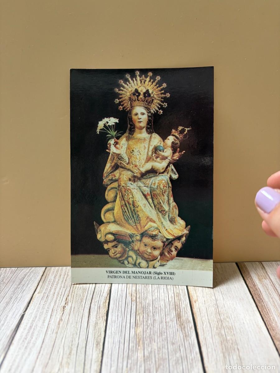 Postales: TARJETA POSTAL. LA RIOJA. PATRONA DE NESTARES. VIRGEN DEL MANOJAR. SIGLO XVIII