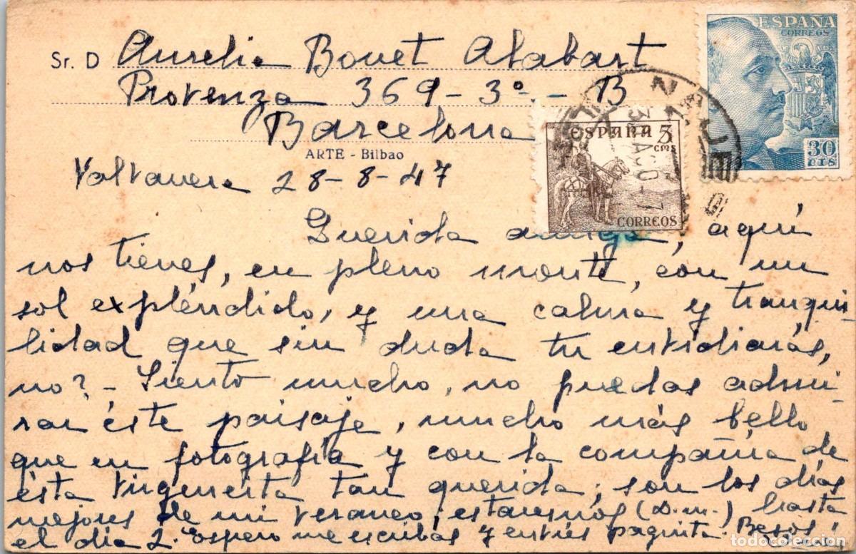 Postales: Valvanera - Vista a&eacute;rea - Ed. Arte, Bilbao - 140x91mm