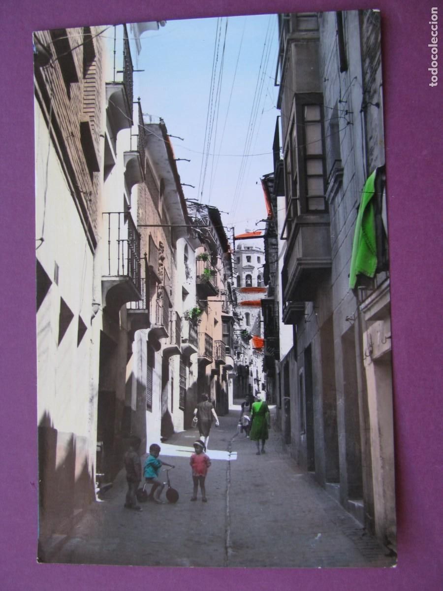 Postales: POSTAL FOTOGRAFICA COLOREADA DE ARNEDO. CALLE PRECIADOS. ESCRITA