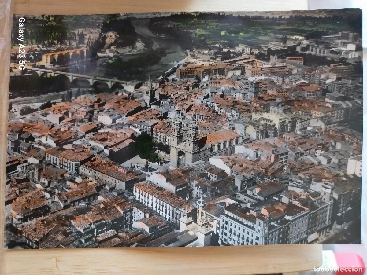 Postales: LOGRO&Ntilde;O ED AEROPOST 1 CIRCULADA A&Ntilde;O 1962 COLOREADA
