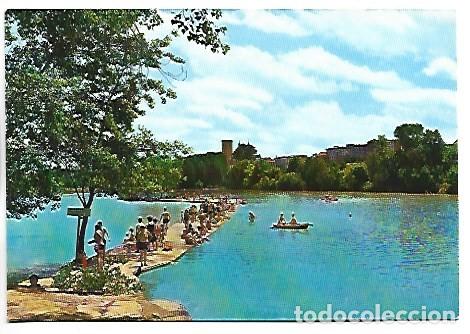 Postales: RIO EBRO, PLAYA.- LOGRO&Ntilde;O