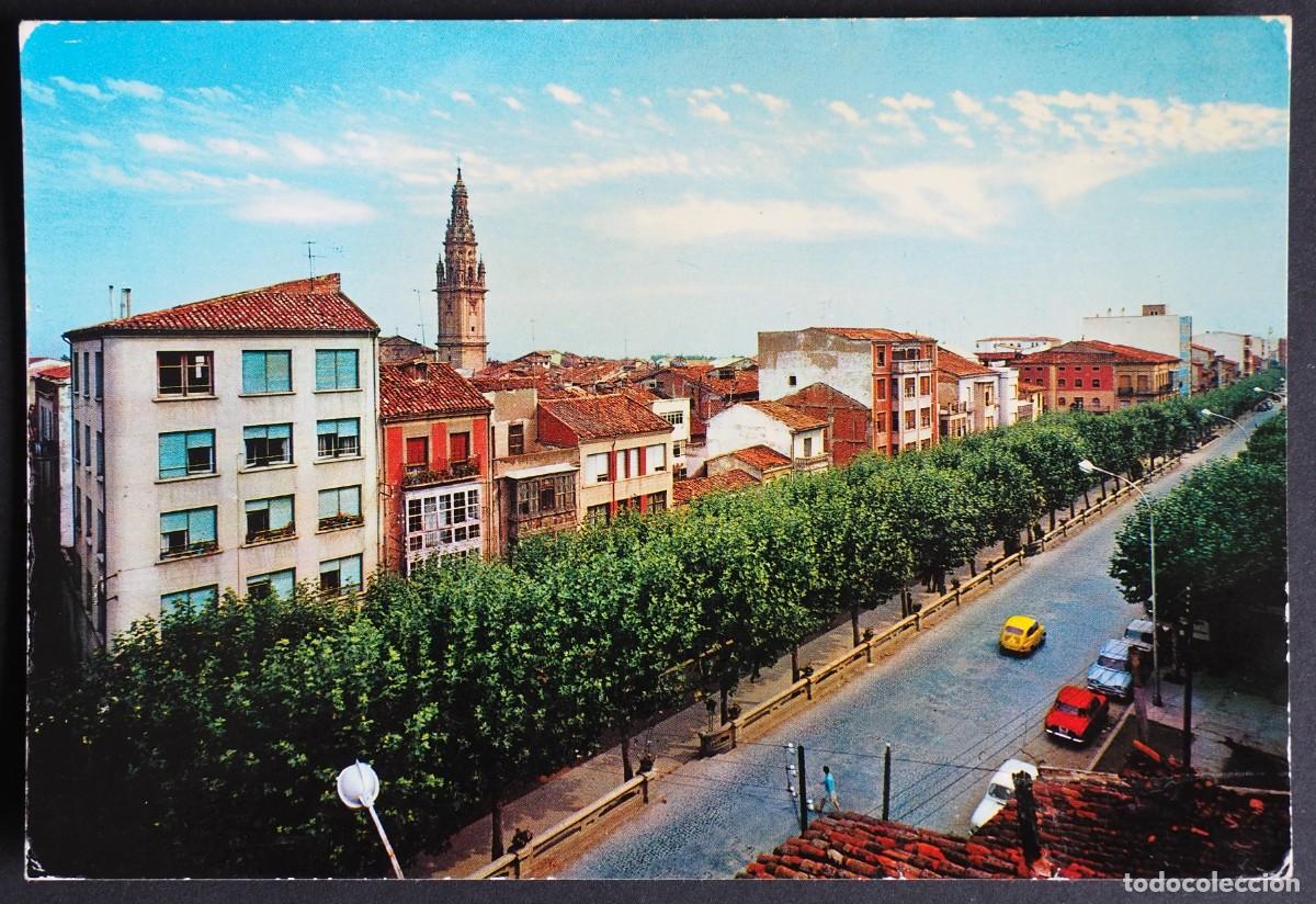Postales: POSTAL DE SANTO DOMINGO DE LA CALZADA: PASEO DEL ESPOL&Oacute;N