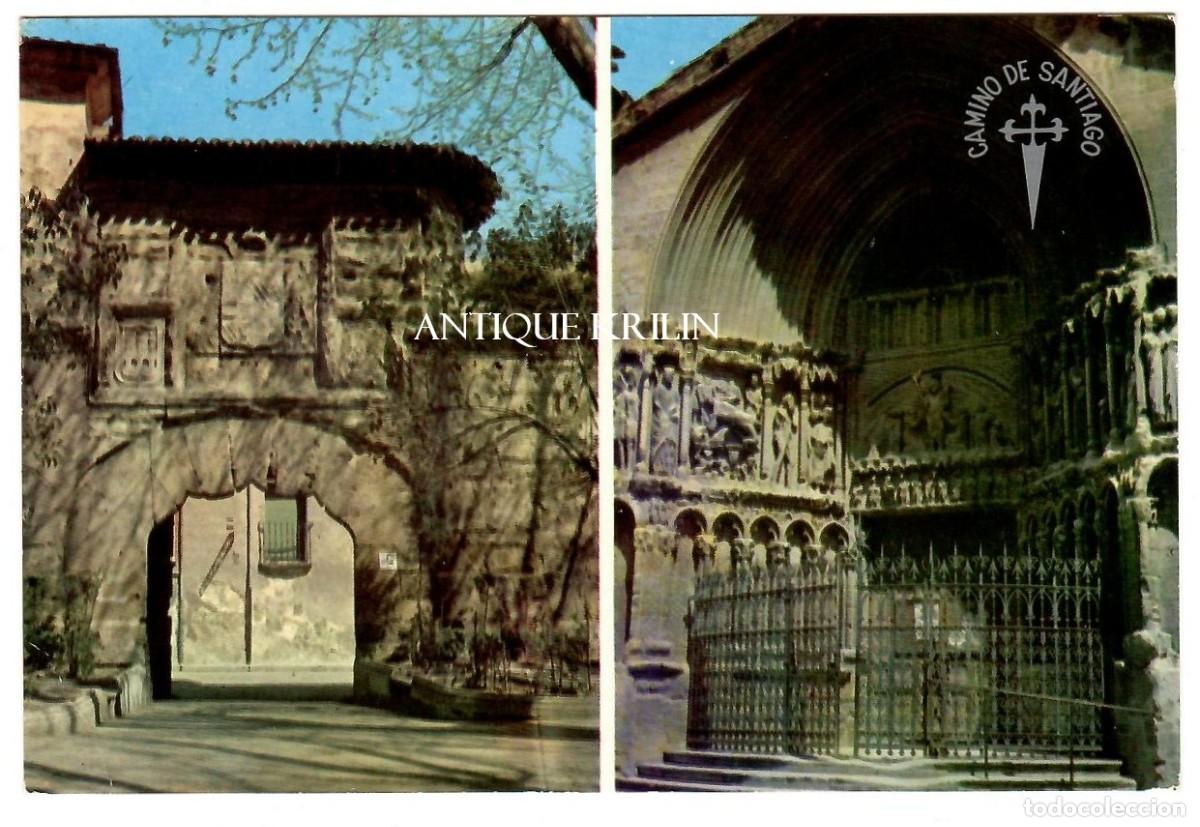 Postales: LOGRO&Ntilde;O N&ordm; 6 PORTADAS DE REVELLIN E IGLESIA SAN BARTOLOME / SIN FRANQUEAR