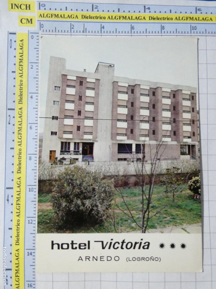 Cartes Postales: POSTAL DE LA RIOJA. A&Ntilde;O 1975 ARNEDO LOGRO&Ntilde;O HOTEL VICTORIA. MARCO. 377