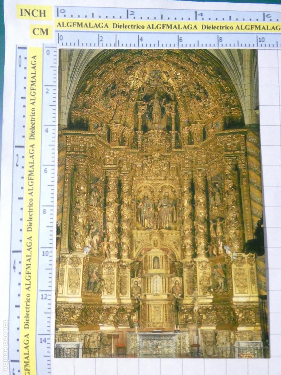 Cartes Postales: POSTAL DE LA RIOJA. A&Ntilde;O 1985. ARNEDO RETABLO MAYOR SANTOS COSME Y DAMIAN. TREBOL. 386