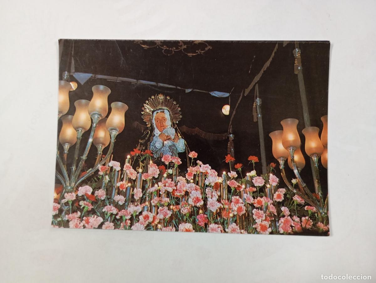 Postales: POSTAL DE VIRGEN DOLOROSA. COFRAD&Iacute;A LOGRO&Ntilde;O NUESTRA SE&Ntilde;ORA SOLEDAD. TDKP30P
