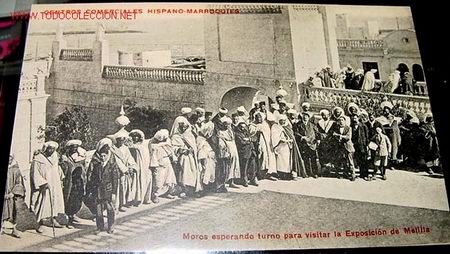 Postales: ANTIGUA POSTAL DE MELILLA - EXPOSICION - Foto 1
