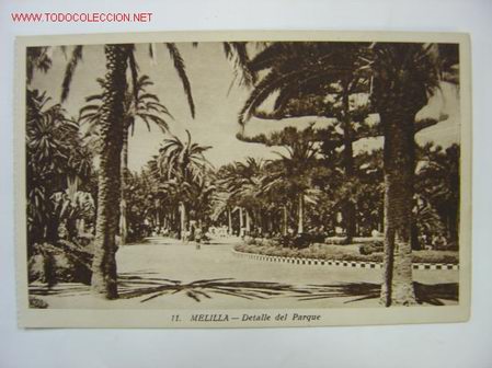 Postales: MELILLA Detalle del Parque - Foto 1