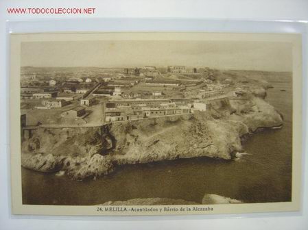 Postales: MELILLA Acantilados y Barrio de la Alcazaba - Foto 1