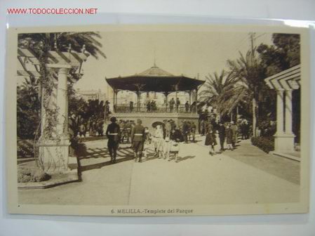 Postales: MELILLA Templete del Parque - Foto 1