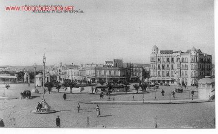 Postales: 7-1251. Melilla. Plaza de Espa&ntilde;a - Foto 1