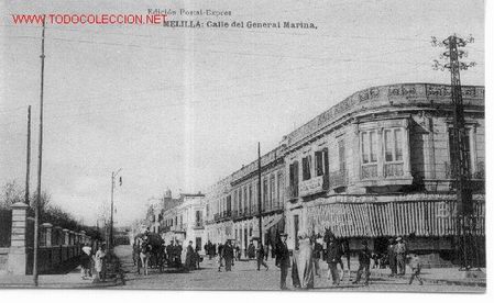 Postales: 7-1263. Melilla. C/ del General Marina - Foto 1