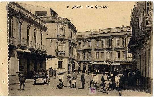 Postales: MELILLA CALLE GRANADA - Foto 1