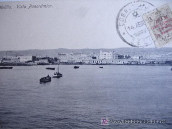 Postales: MELILLA,VISTA,SIN CIRCULAR,MATASELLADA - Foto 1