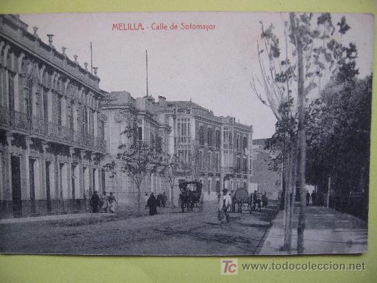 Postales: MELILLA - CALLE DE SOTOMAYOR - Foto 1