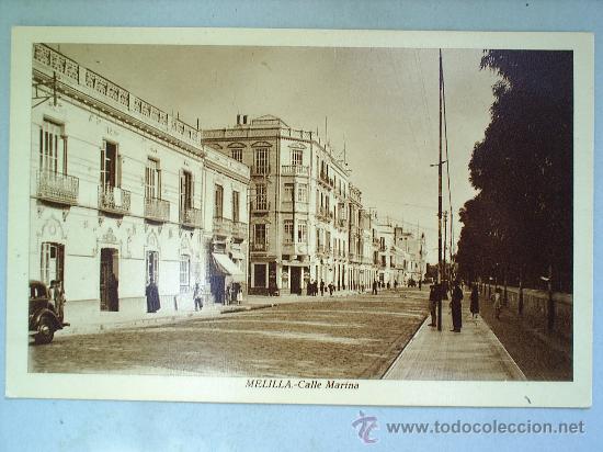 Postales: MELILLA-CALLE MARINA-SIN CIRCULAR - Foto 1