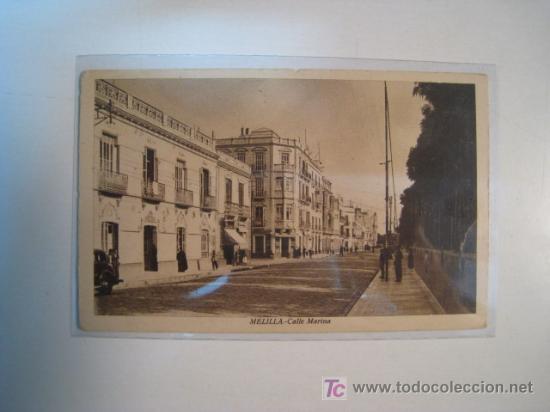 Postales: MELILLA: CALLE MARINA (ROISIN). POSTAL - Foto 1