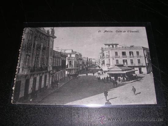 Postales: 21 MELILLA , CALLE DE ODONNELL - Foto 1