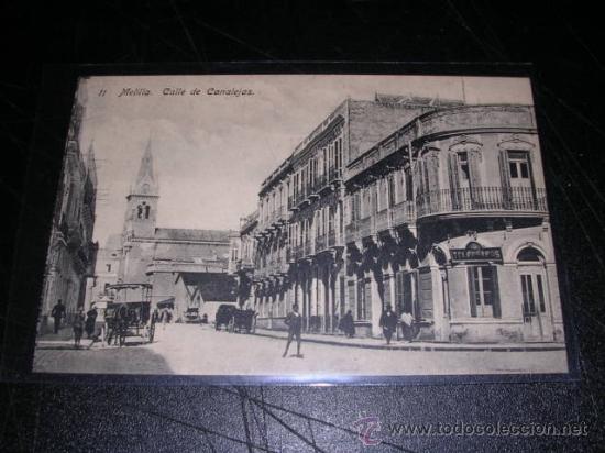 Postales: 11 MELILLA - CALLE DE CANALEJAS - Foto 1