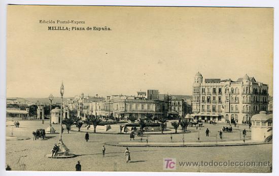 Postales: MELILLA , PLAZA DE ESPA&Ntilde;A , P28660 - Foto 1