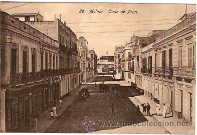 Postales: POSTAL MELILLA CALLE DE PRIM - Foto 1