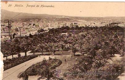 Postales: POSTAL MELILLA PARQUE DE HERNANDEZ - Foto 1