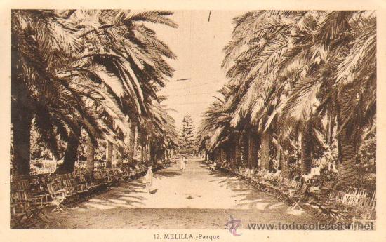 Postales: POSTAL DE MELILLA. PARQUE.  P-CEME-103 - Foto 1