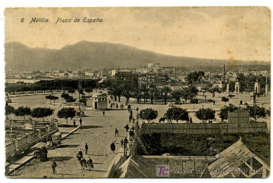 Postales: MELILLA, PLAZA DE ESPA&Ntilde;A,     P26580 - Foto 1