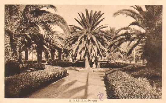 Postales: POSTAL DE MELILLA. PARQUE. P-CEME-119 - Foto 1