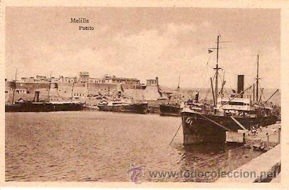 Postales: POSTAL MELILLA EL PUERTO - Foto 1