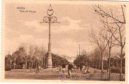 Postales: POSTAL MELILLA VISTA DEL PARQUE - Foto 1