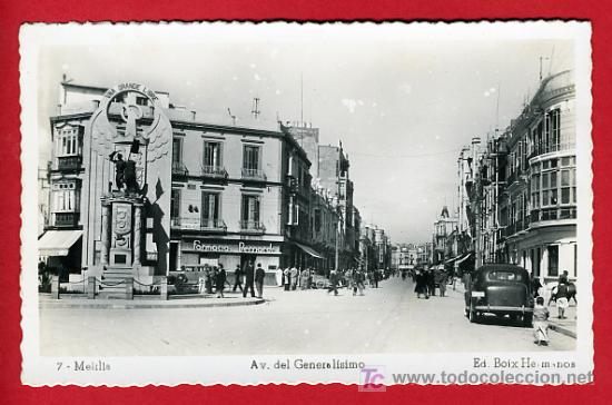 Postales: MELILLA, AV. DEL GENERALISIMO,     P40583 - Foto 1