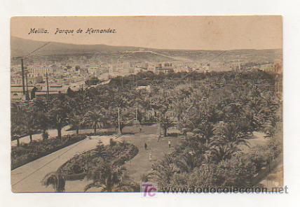 Postales: MELILLA. PARQUE DE HERNANDEZ. (ED. BOIX HERMANOS) - Foto 1