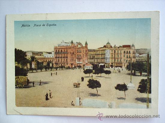 Postales: MELILLA  PLAZA DE ESPA&Ntilde;A - Foto 1