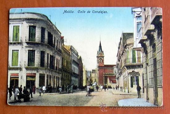 Postales: Melilla - Calle de Canalejas - Foto 1