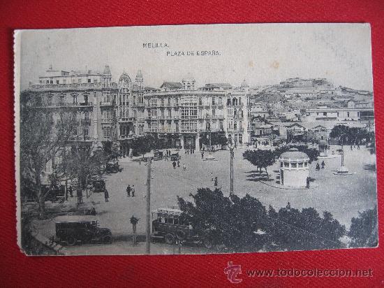 Postales: MELILLA - PLAZA DE ESPA&Ntilde;A - Foto 1