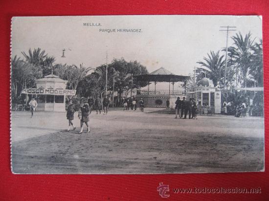 Postales: MELILLA - PARQUE HERNANDEZ - Foto 1