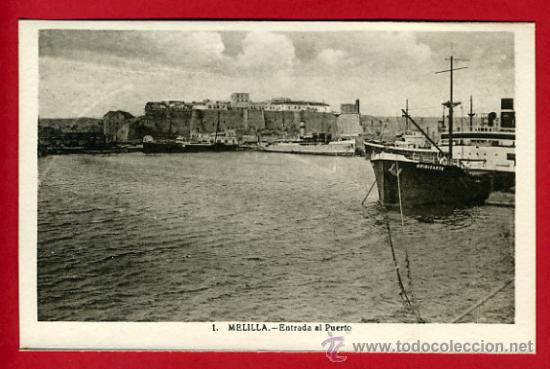 Postales: melilla, entrada al puerto,   p43304 - Foto 1