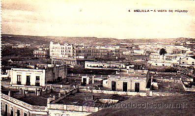 Postales: POSTAL MELILLA A VISTA DE PAJARO - Foto 1