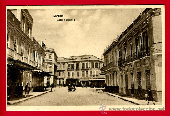 Postales: melilla, calle granada,    P49640 - Foto 1