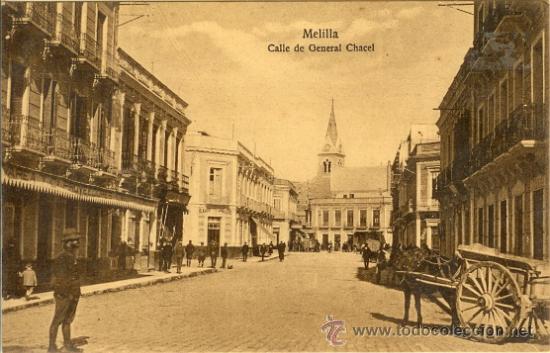Postales: Melilla - Postal Calle del General Chacet - Foto 1