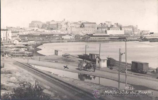 Postales: MELILLA.- VISTA DEL PUERTO - Foto 1
