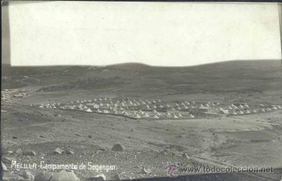 Postales: MELILLA.- CAMPAMENTO DE SEGANGAN - Foto 1