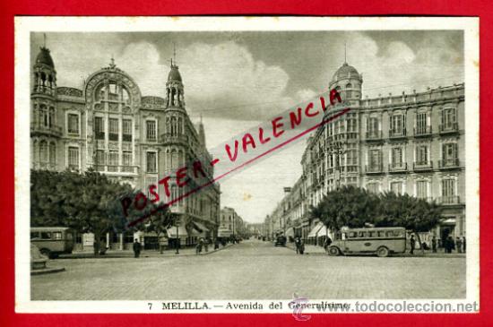 Postales: POSTAL, MELILLA, AVENIDA DEL GENERALISIMO,    P73813 - Foto 1