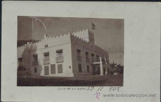 Postales: MELILLA.- CASA DE LA UNDE - Foto 1